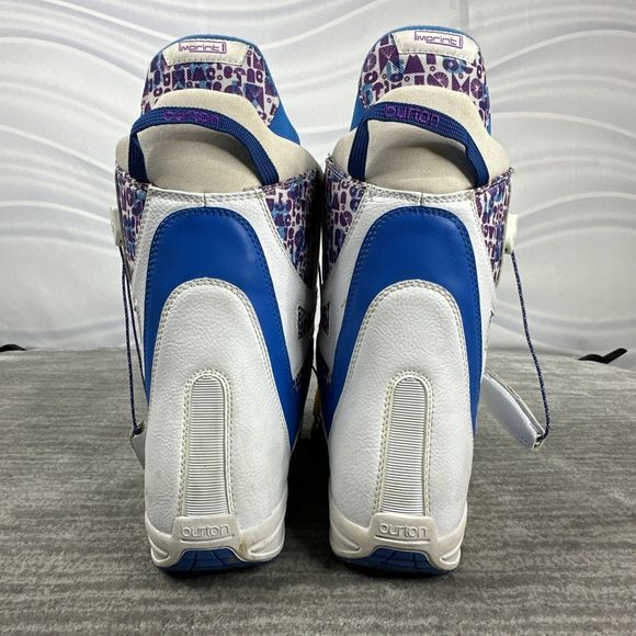 Burton Snowboard Boots Mint Imprint 1 True Fit White Womens Size 7.5 - Picture 6 of 14